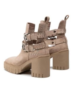 Flash Sale ???? Carinii Γυναίκες Biker Μποτάκια Μποτάκια B7916 Μπεζ ???? -Carinii Εκπτώσεις unnamed file 1010