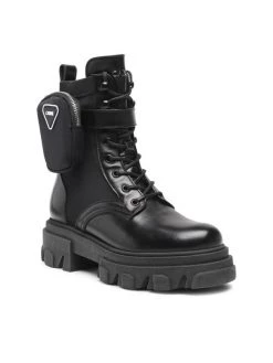 Flash Sale ???? Carinii Γυναίκες Biker Μποτάκια Μποτάκια B7913 Μαύρο ✔️