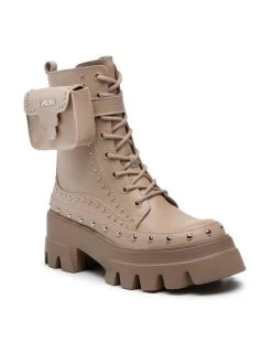 Πολύ καλή προσφορά ???? Carinii Γυναίκες Biker Μποτάκια Μποτάκια B7900 Μπεζ ????