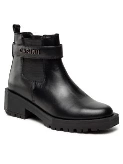 Τοπ 10 ???? Carinii Γυναίκες Biker Μποτάκια Μποτάκια B8160 Μαύρο ????