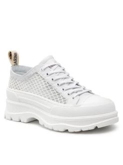 Κουπόνι ???? Carinii Γυναίκες Κλειστά Παπούτσια ???? Sneakers B7397 Λευκό ????