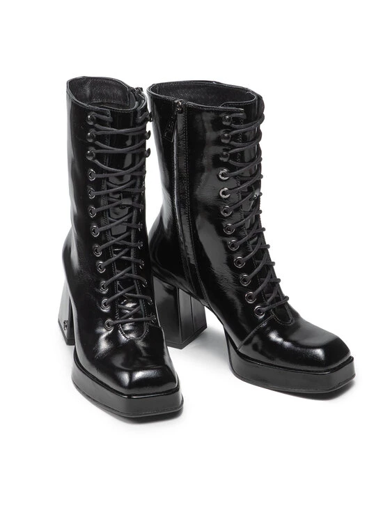 Το φθηνότερο ???? Carinii Γυναίκες Biker Μποτάκια Μποτάκια B7597 Μαύρο ???? 7 Το φθηνότερο ???? Carinii Γυναίκες Biker Μποτάκια Μποτάκια B7597 Μαύρο ???? - Image 5