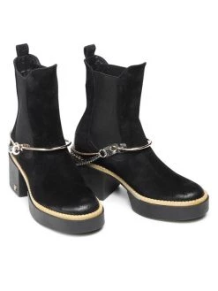 Νέος ???? Carinii Γυναίκες Biker Μποτάκια Μποτάκια B7720 Μαύρο ???? -Carinii Εκπτώσεις unnamed file 1174