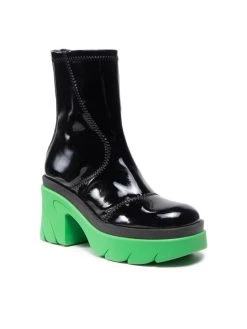 Flash Sale ???? Carinii Γυναίκες Biker Μποτάκια Μποτάκια B7747 Μαύρο ????