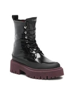 Προϋπολογισμός ???? Carinii Γυναίκες Biker Μποτάκια Μποτάκια B7953 Μαύρο ????