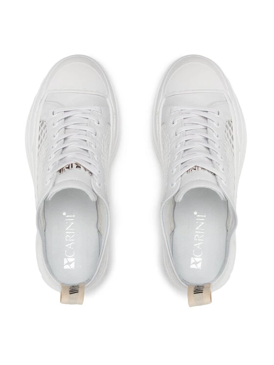 Κουπόνι ???? Carinii Γυναίκες Κλειστά Παπούτσια ???? Sneakers B7397 Λευκό ???? 8 Κουπόνι ???? Carinii Γυναίκες Κλειστά Παπούτσια ???? Sneakers B7397 Λευκό ???? - Image 6