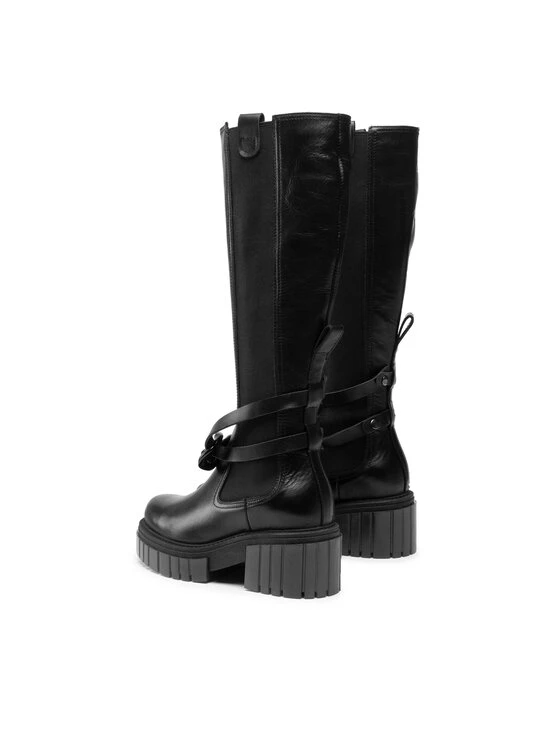 Κουπόνι ???? Carinii Γυναίκες Μπότες B7596 Μαύρο ✨ 5 Κουπόνι ???? Carinii Γυναίκες Μπότες B7596 Μαύρο ✨ - Image 3