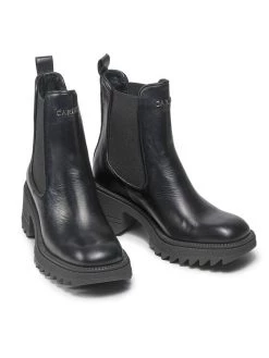 Νέος ???? Carinii Γυναίκες Biker Μποτάκια Μποτάκια B7523 Μαύρο ???? -Carinii Εκπτώσεις unnamed file 1228