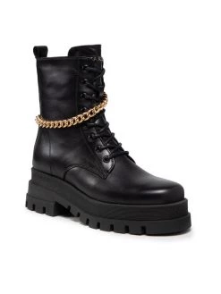 Εκπτωση ???? Carinii Γυναίκες Biker Μποτάκια Μποτάκια B7550 Μαύρο ????