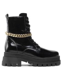 Νέος ???? Carinii Γυναίκες Biker Μποτάκια Μποτάκια B7550 Μαύρο ???? -Carinii Εκπτώσεις unnamed file 1255