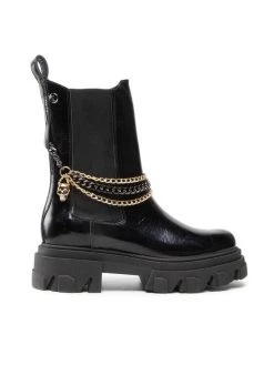 Νέος ???? Carinii Γυναίκες Biker Μποτάκια Μποτάκια με λάστιχο B5962 Μαύρο ???? -Carinii Εκπτώσεις unnamed file 1261