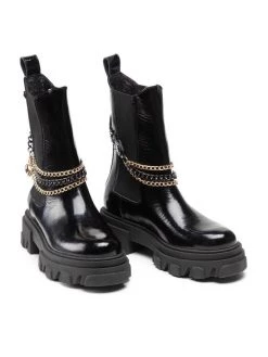 Νέος ???? Carinii Γυναίκες Biker Μποτάκια Μποτάκια με λάστιχο B5962 Μαύρο ???? -Carinii Εκπτώσεις unnamed file 1264