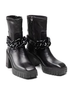 Συμφωνίες ???? Carinii Γυναίκες Biker Μποτάκια Μποτάκια B7698 Μαύρο ✔️ -Carinii Εκπτώσεις unnamed file 1282