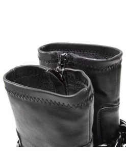 Συμφωνίες ???? Carinii Γυναίκες Biker Μποτάκια Μποτάκια B7698 Μαύρο ✔️ -Carinii Εκπτώσεις unnamed file 1283