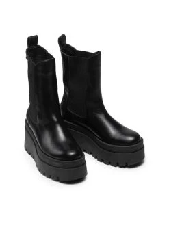 Ολοκαίνουργιο ???? Carinii Γυναίκες Biker Μποτάκια Μποτάκια B7654 Μαύρο ???? -Carinii Εκπτώσεις unnamed file 1306