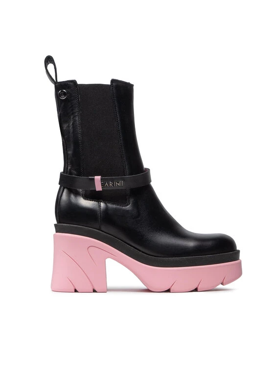 Εξοδος ???? Carinii Γυναίκες Biker Μποτάκια Μποτάκια B7743/R Μαύρο ⌛ 4 Εξοδος ???? Carinii Γυναίκες Biker Μποτάκια Μποτάκια B7743/R Μαύρο ⌛ - Image 2