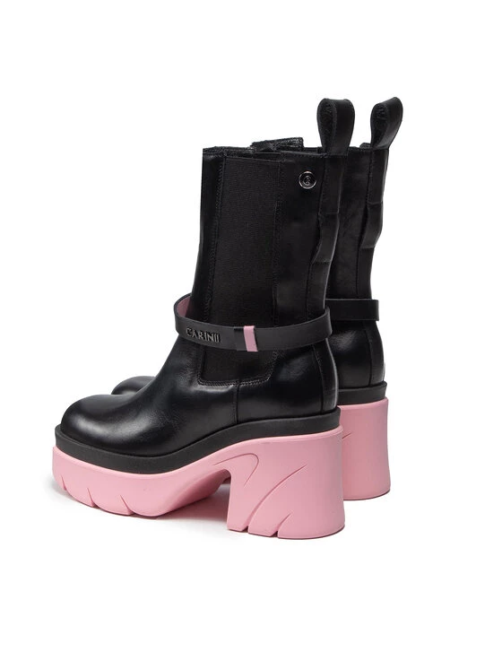 Εξοδος ???? Carinii Γυναίκες Biker Μποτάκια Μποτάκια B7743/R Μαύρο ⌛ 5 Εξοδος ???? Carinii Γυναίκες Biker Μποτάκια Μποτάκια B7743/R Μαύρο ⌛ - Image 3