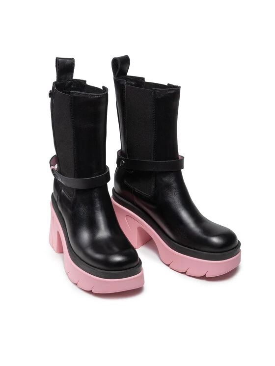 Εξοδος ???? Carinii Γυναίκες Biker Μποτάκια Μποτάκια B7743/R Μαύρο ⌛ 7 Εξοδος ???? Carinii Γυναίκες Biker Μποτάκια Μποτάκια B7743/R Μαύρο ⌛ - Image 5