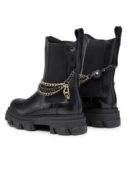 Εξοδος ❤️ Carinii Γυναίκες Biker Μποτάκια Μποτάκια με λάστιχο B5962 Μαύρο ⌛ -Carinii Εκπτώσεις unnamed file 1340