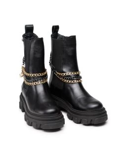 Εξοδος ❤️ Carinii Γυναίκες Biker Μποτάκια Μποτάκια με λάστιχο B5962 Μαύρο ⌛ -Carinii Εκπτώσεις unnamed file 1343