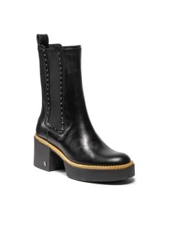 Προϋπολογισμός ???? Carinii Γυναίκες Biker Μποτάκια Μποτάκια B7721 Μαύρο ????