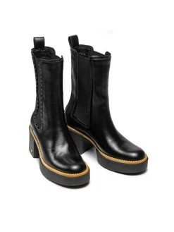 Προϋπολογισμός ???? Carinii Γυναίκες Biker Μποτάκια Μποτάκια B7721 Μαύρο ???? -Carinii Εκπτώσεις unnamed file 1360