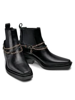 Flash Sale ???? Carinii Γυναίκες Biker Μποτάκια Μποτάκια B7640 Μαύρο ???? -Carinii Εκπτώσεις unnamed file 1438