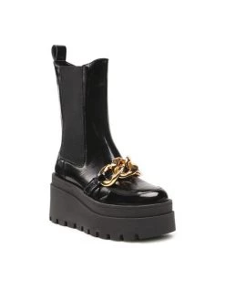 Εκπτωση ???? Carinii Γυναίκες Biker Μποτάκια Μποτάκια B7512 Μαύρο ????