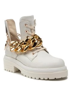 Συμφωνίες ???? Carinii Γυναίκες Biker Μποτάκια Ορειβατικά παπούτσια B7241 Μπεζ ????