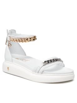 Flash Sale ???? Carinii Γυναίκες Σανδάλια B7249 Λευκό ????