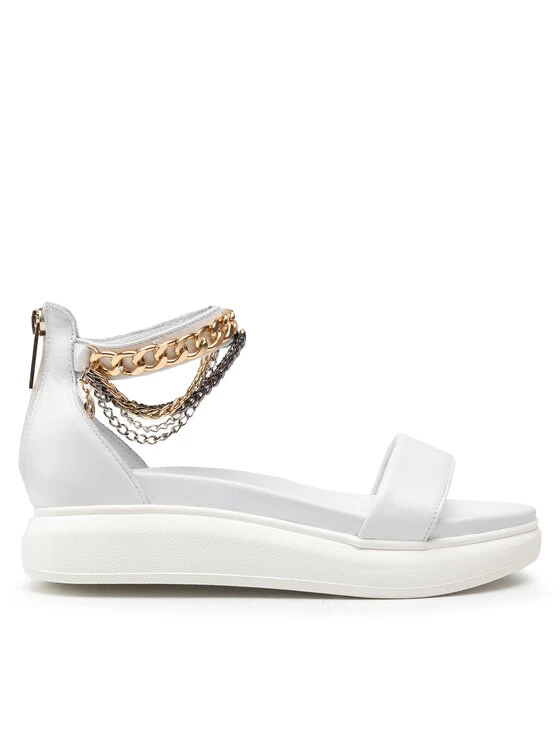 Προώθηση ???? Carinii Γυναίκες Σανδάλια B7230 Λευκό ???? 4 Προώθηση ???? Carinii Γυναίκες Σανδάλια B7230 Λευκό ???? - Image 2