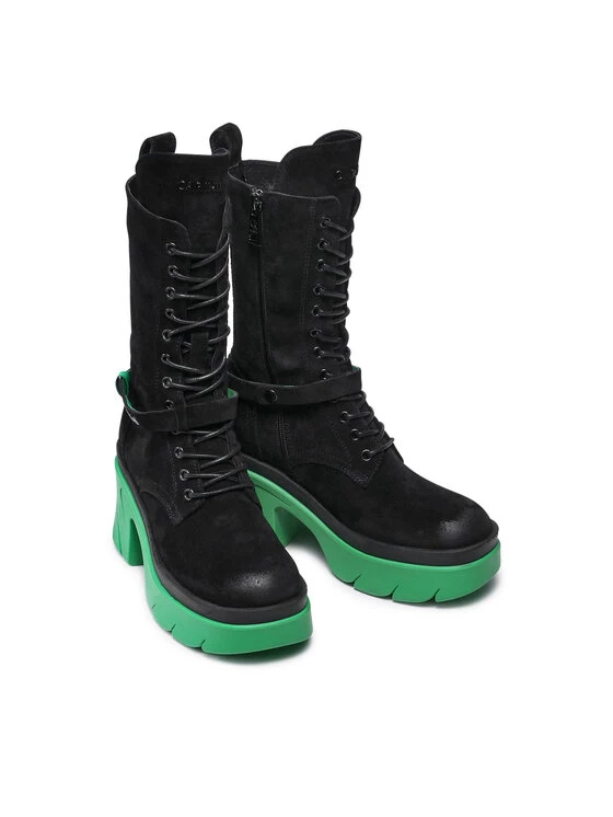 Κουπόνι ???? Carinii Γυναίκες Biker Μποτάκια Μποτάκια B7741 Μαύρο ???? 7 Κουπόνι ???? Carinii Γυναίκες Biker Μποτάκια Μποτάκια B7741 Μαύρο ???? - Image 5