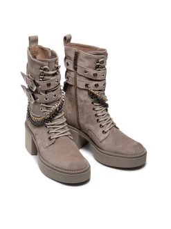 Συμφωνίες ???? Carinii Γυναίκες Biker Μποτάκια Μποτάκια B7482 Μπεζ ???? -Carinii Εκπτώσεις unnamed file 1582