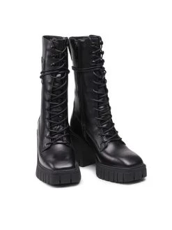 Flash Sale ???? Carinii Γυναίκες Biker Μποτάκια Μποτάκια B7700 Μαύρο ❤️ -Carinii Εκπτώσεις unnamed file 1594