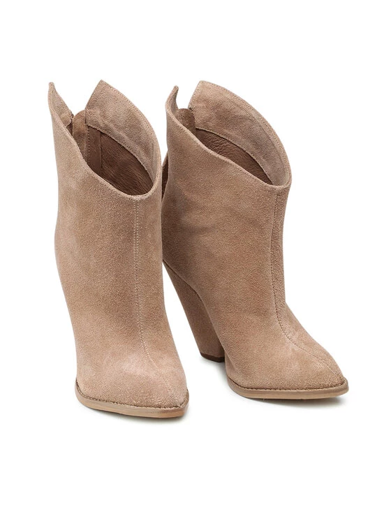 Best Pirce ???? Carinii Γυναίκες Biker Μποτάκια Μποτάκια B7681 Μπεζ ???? 7 Best Pirce ???? Carinii Γυναίκες Biker Μποτάκια Μποτάκια B7681 Μπεζ ???? - Image 5