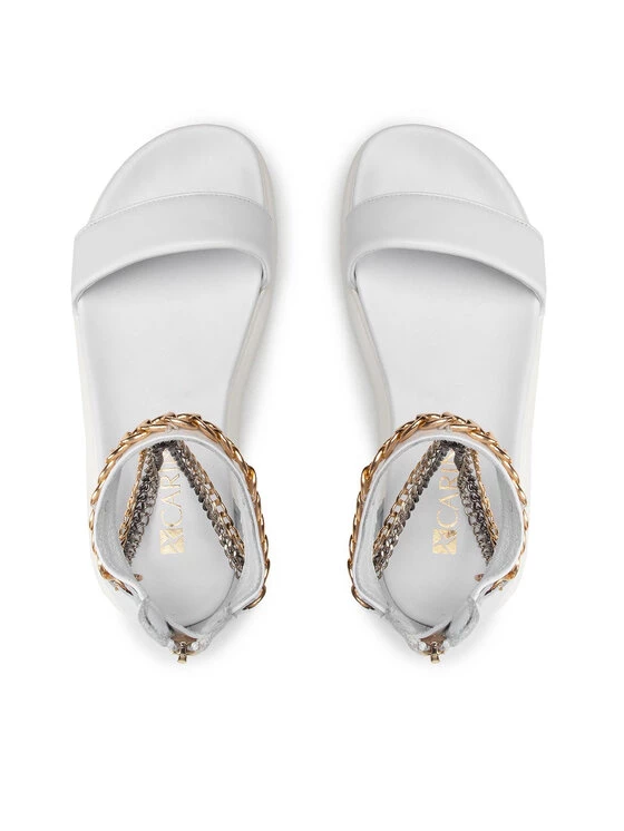 Προώθηση ???? Carinii Γυναίκες Σανδάλια B7230 Λευκό ???? 8 Προώθηση ???? Carinii Γυναίκες Σανδάλια B7230 Λευκό ???? - Image 6