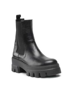 Συμφωνίες ???? Carinii Γυναίκες Biker Μποτάκια Μποτάκια B7709 Μαύρο ????