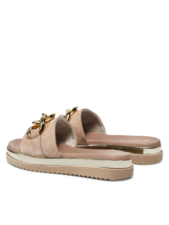 Προϋπολογισμός ???? Carinii Γυναίκες Παντόφλες B7694 Μπεζ ???? 5 Προϋπολογισμός ???? Carinii Γυναίκες Παντόφλες B7694 Μπεζ ???? - Image 3