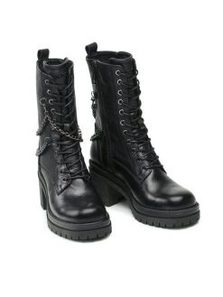 Φτηνός ✨ Carinii Γυναίκες Biker Μποτάκια Μποτάκια B7569 Μαύρο ???? -Carinii Εκπτώσεις unnamed file 1648