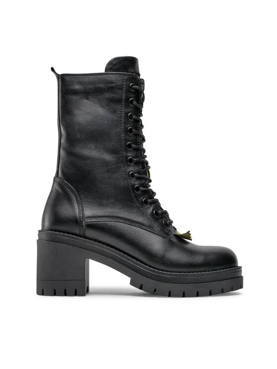 Best Pirce ???? Carinii Γυναίκες Biker Μποτάκια Μποτάκια B7552 Μαύρο ???? 4 Best Pirce ???? Carinii Γυναίκες Biker Μποτάκια Μποτάκια B7552 Μαύρο ???? - Image 2