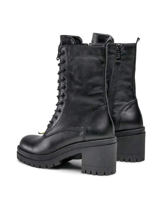 Best Pirce ???? Carinii Γυναίκες Biker Μποτάκια Μποτάκια B7552 Μαύρο ???? 5 Best Pirce ???? Carinii Γυναίκες Biker Μποτάκια Μποτάκια B7552 Μαύρο ???? - Image 3