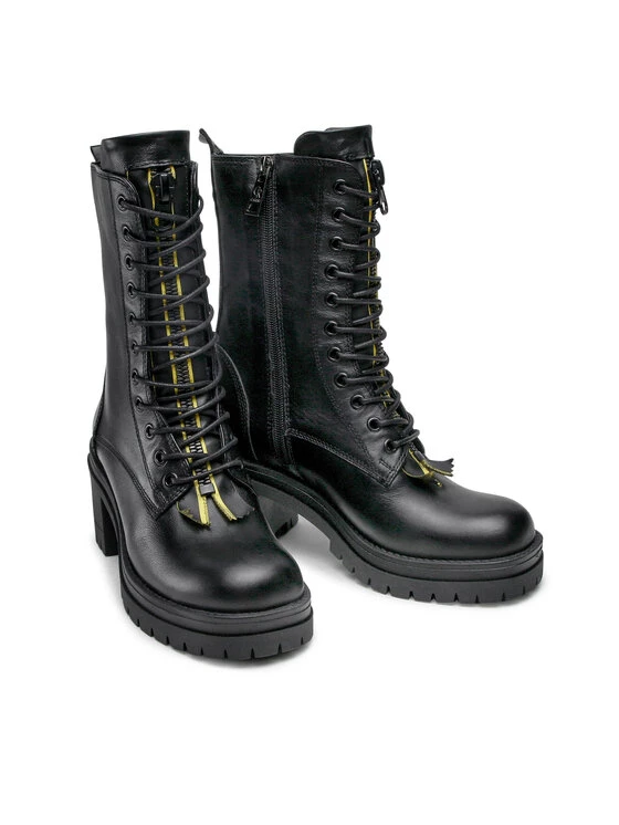 Best Pirce ???? Carinii Γυναίκες Biker Μποτάκια Μποτάκια B7552 Μαύρο ???? 7 Best Pirce ???? Carinii Γυναίκες Biker Μποτάκια Μποτάκια B7552 Μαύρο ???? - Image 5