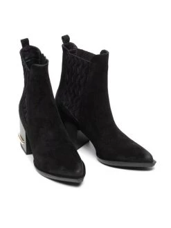 Ολοκαίνουργιο ???? Carinii Γυναίκες Biker Μποτάκια Μποτάκια B7559 Μαύρο ???? -Carinii Εκπτώσεις unnamed file 1672