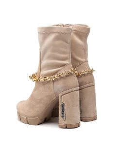 Ολοκαίνουργιο ???? Carinii Γυναίκες Biker Μποτάκια Μποτάκια B7543 Μπεζ ???? -Carinii Εκπτώσεις unnamed file 1694