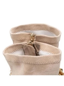 Ολοκαίνουργιο ???? Carinii Γυναίκες Biker Μποτάκια Μποτάκια B7543 Μπεζ ???? -Carinii Εκπτώσεις unnamed file 1697