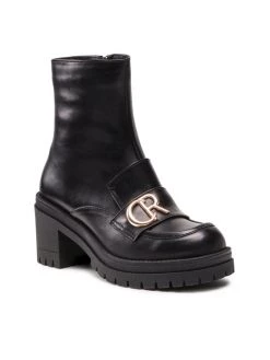 Best Pirce ???? Carinii Γυναίκες Biker Μποτάκια Μποτάκια B7521 Μαύρο ❤️