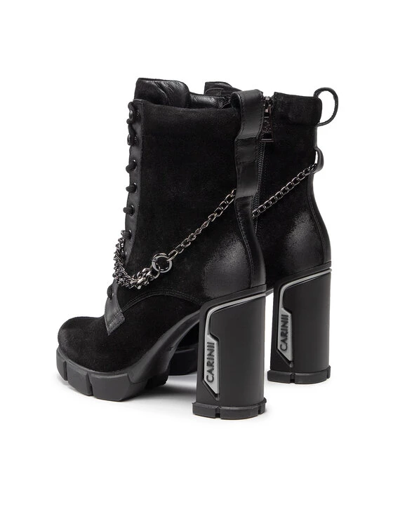 Φτηνός ???? Carinii Γυναίκες Biker Μποτάκια Μποτάκια B7517 Μαύρο ✨ 5 Φτηνός ???? Carinii Γυναίκες Biker Μποτάκια Μποτάκια B7517 Μαύρο ✨ - Image 3