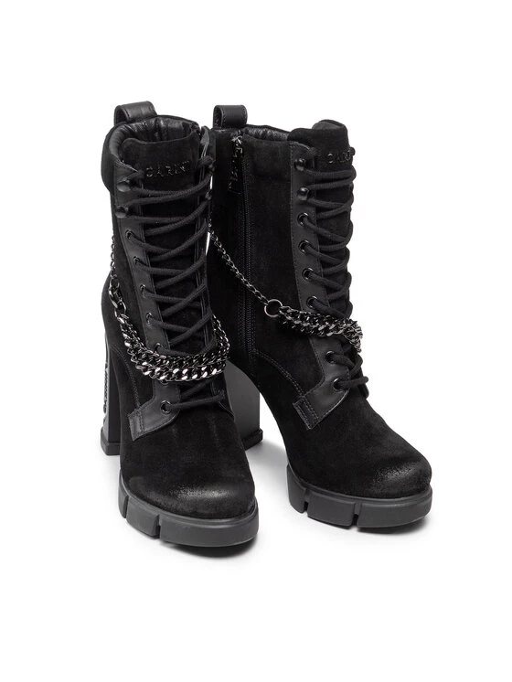 Φτηνός ???? Carinii Γυναίκες Biker Μποτάκια Μποτάκια B7517 Μαύρο ✨ 7 Φτηνός ???? Carinii Γυναίκες Biker Μποτάκια Μποτάκια B7517 Μαύρο ✨ - Image 5