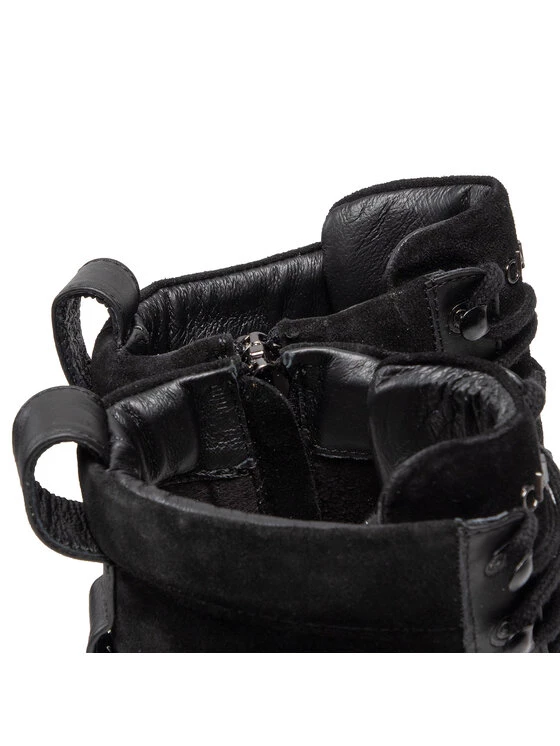 Φτηνός ???? Carinii Γυναίκες Biker Μποτάκια Μποτάκια B7517 Μαύρο ✨ 8 Φτηνός ???? Carinii Γυναίκες Biker Μποτάκια Μποτάκια B7517 Μαύρο ✨ - Image 6