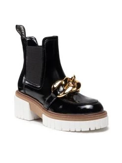 Εξοδος ???? Carinii Γυναίκες Biker Μποτάκια Μποτάκια B7479 Μαύρο ⌛